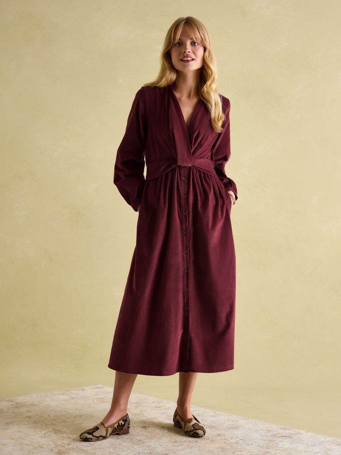 Joules cordelia needlecord dress clearance