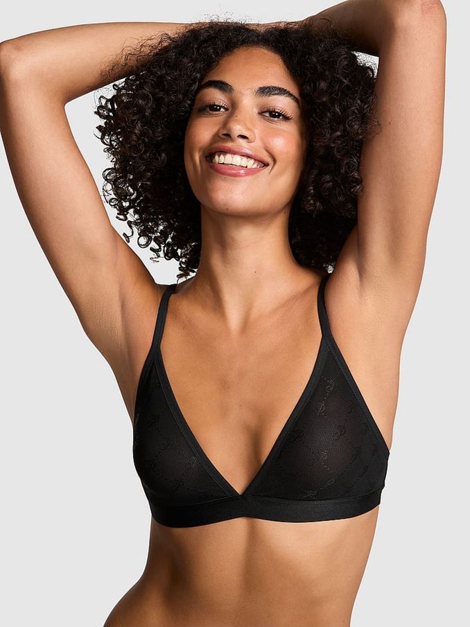 Plain black bralette store
