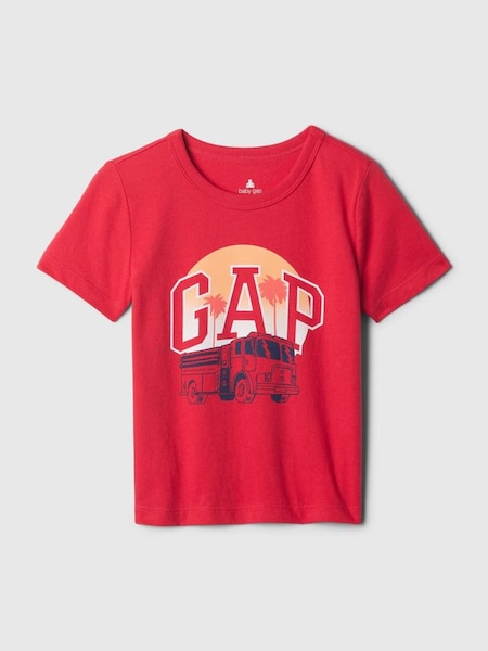 Red Cotton Mix and Match Graphic Short Sleeve Baby T-Shirt (Newborn-5yrs) (B25888) | £8