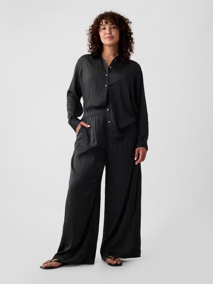 Buy Women s Black Wide Clothing Online Gap UK