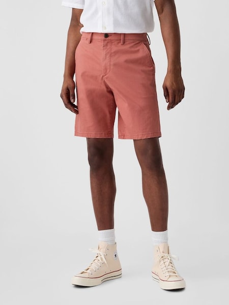 Coral Pink 9" Chino Shorts (B41599) | £30