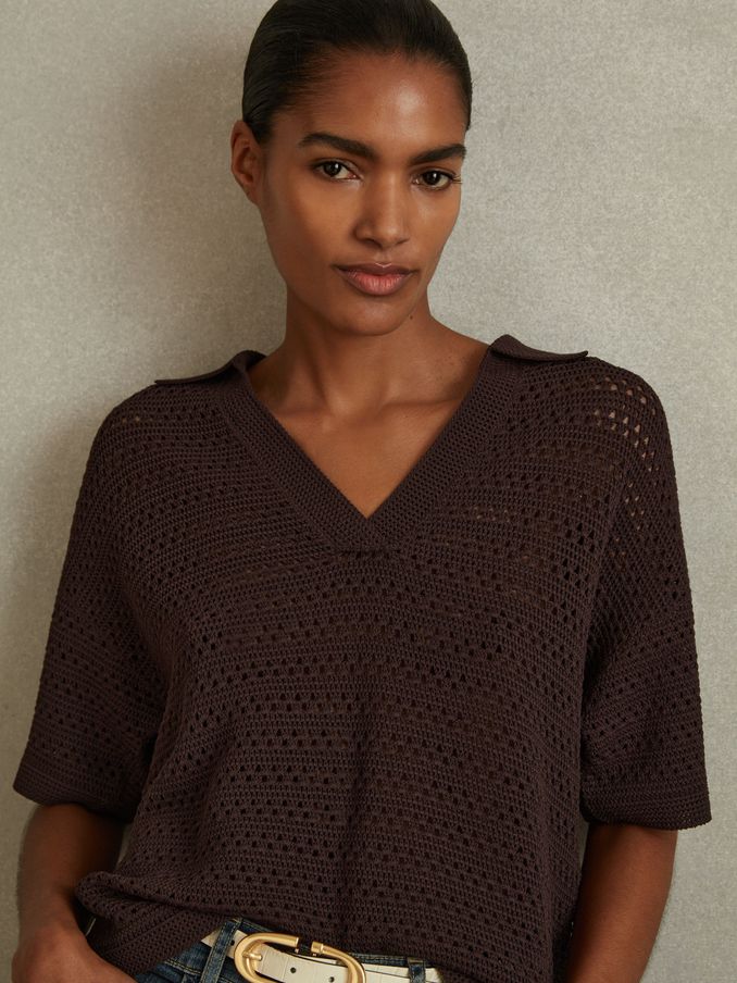 Reiss tops sale hot sale