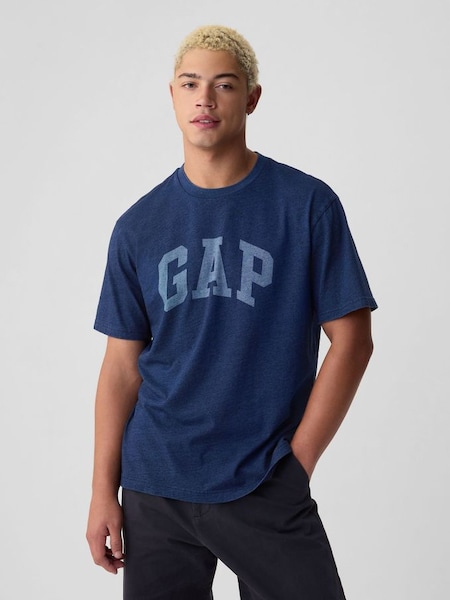 Blue Arch Logo Short Sleeve T-Shirt (B42238) | £14