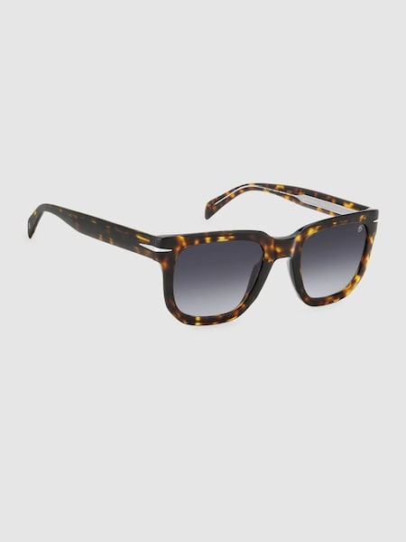 David Beckham Eyewear by Tortoiseshell Sunglasses in Tortoise (B45861) | £185