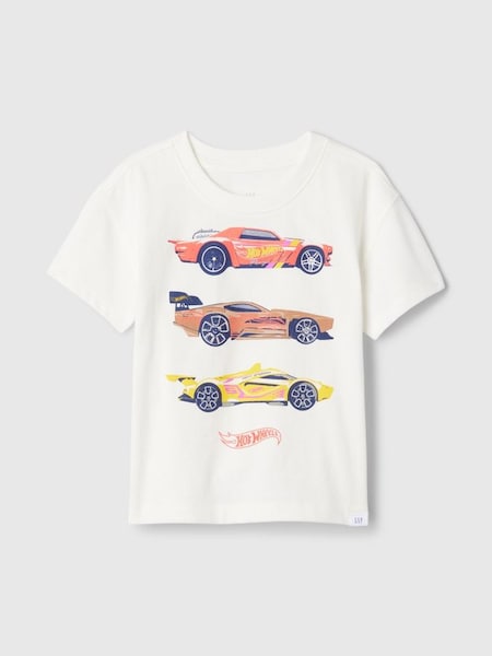 White Hot Wheels Graphic Short Sleeve T-Shirt (B48896) | £12