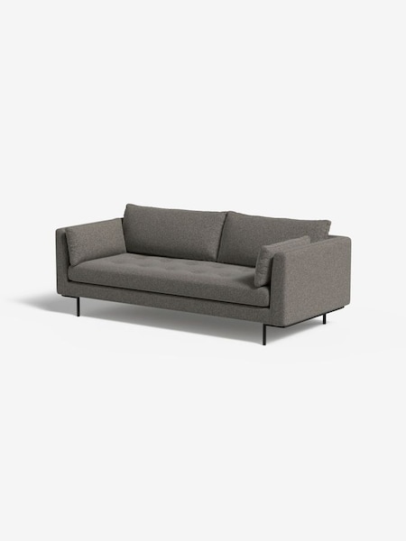 Harlow 3 Seater Sofa in Basket Weave Dark Natural (B50248) | £1,099