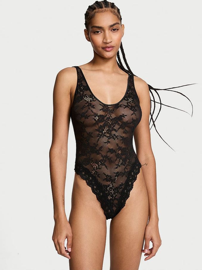 Victoria secret black bodysuit on sale