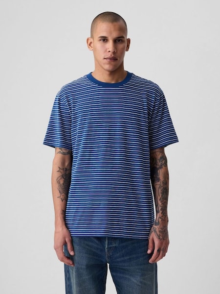 Blue Crew Neck Short Sleeve T-Shirt (B53217) | £18