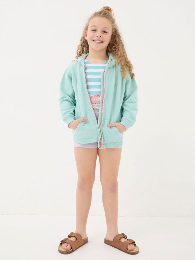 Girls Zip Through Sweatshirts Hoodies FatFace UK