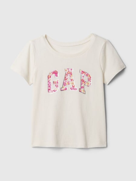 White Cotton Logo Short Sleeve Baby T-Shirt (Newborn-5yrs) (B55556) | £8