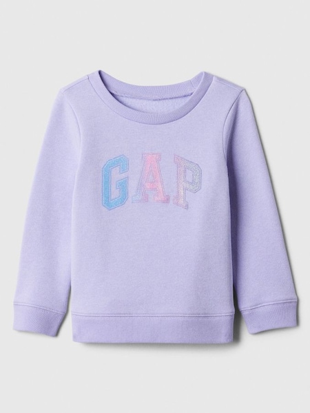 Purple Glitter Logo Baby Sweatshirt (Newborn-5yrs) (B62687) | £15