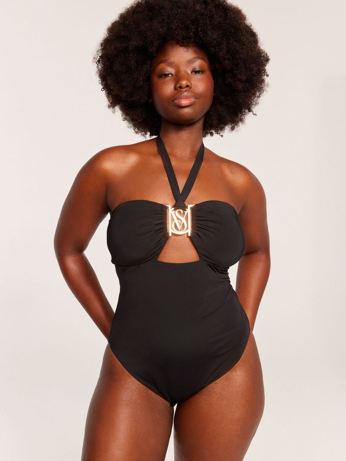 Buy Non Padded Non Wired Plain Swimwear Online Victoria s Secret UK