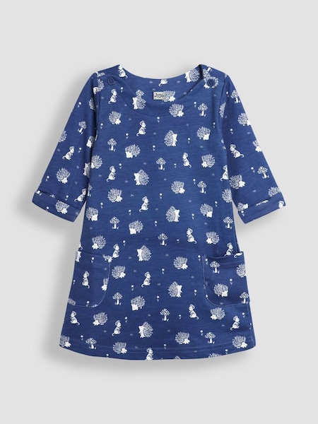 Denim Hedgehog and Mouse A-Line Dress (B68977) | £23
