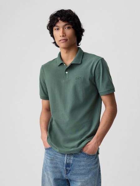 Green Logo Polo Shirt (B69216) | £20