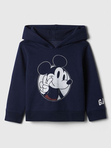 Blue Disney Mickey Mouse Graphic Logo Baby Hoodie (Newborn-5yrs) (B69983) | £18