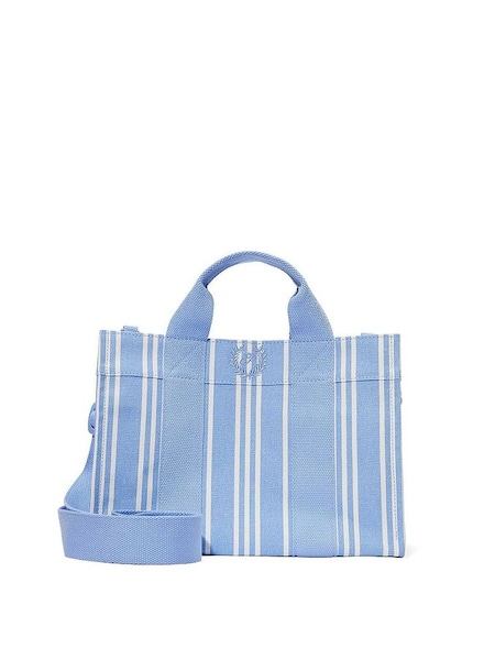 Harbor Blue Canvas Mini Tote Bag (B76882) | £20