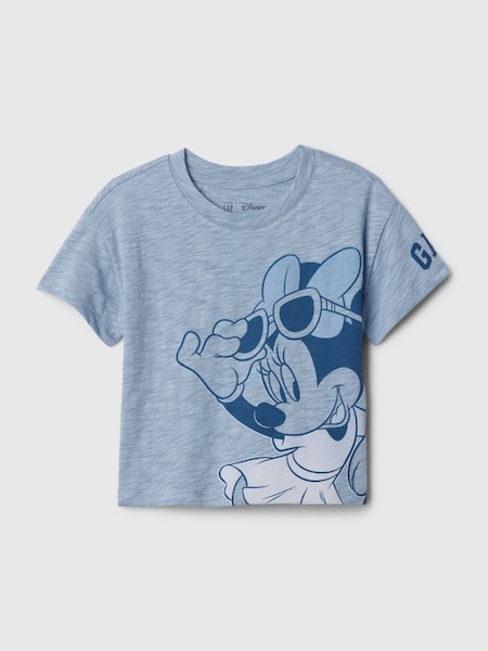 Blue Cotton Disney Minnie Mouse Graphic Short Sleeve Baby T-Shirt (12mths-5yrs) (B77229) | £12