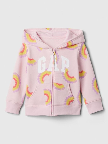 Pink Logo Zip Up Print Baby Hoodie (Newborn-5yrs) (B79331) | £20