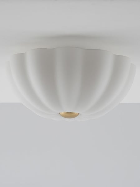 Houseof. Brass Flower Flush Ceiling Light (B79490) | £249