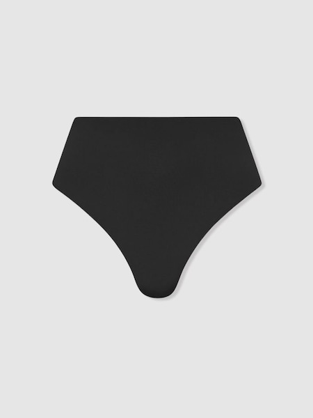 Bondi Born High Rise Bikini Bottoms in Black (B81996) | £100