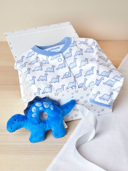 Blue New Baby Dino Gift Set (B84153) | £28