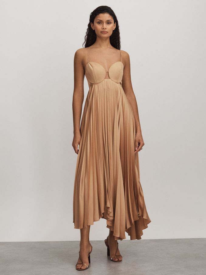 Buy Women s GOLD Dresses Online Reiss UK