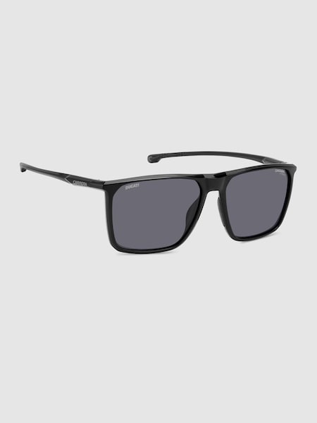 Carrera Eyewear Square Sunglasses in Black (B92900) | £110