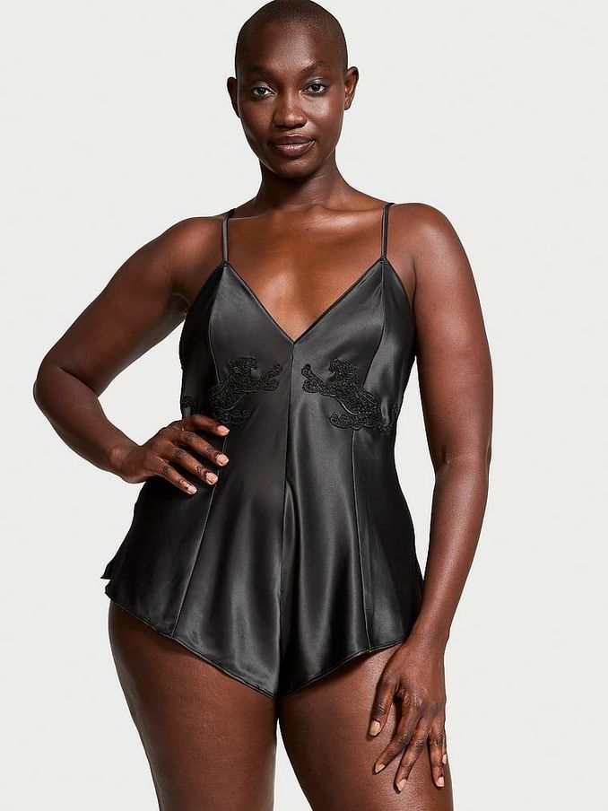 Satin playsuit pyjamas 2025