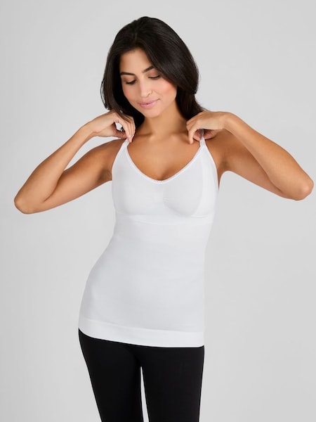 White Seamless Postnatal Support Nursing Vest (C00003) | £24