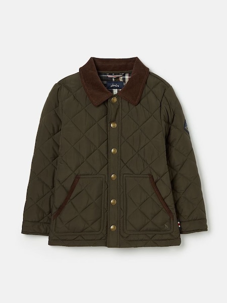 Ambrose Green Diamond Quilted Jacket (C04766) | £49.95 - £59.95