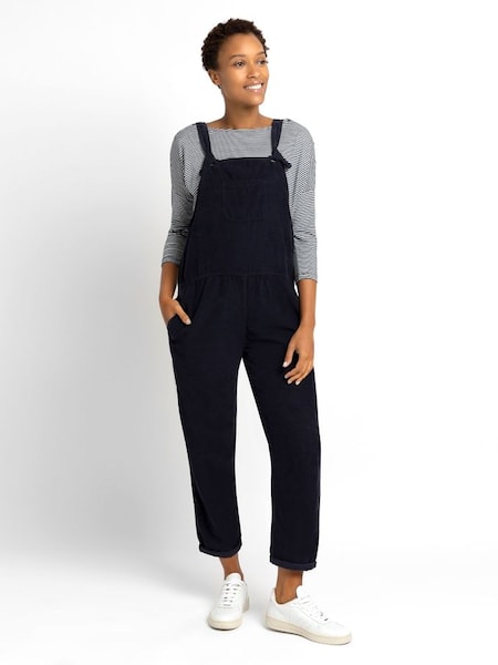 Cord Maternity Dungarees in Navy (C08579) | £45.50