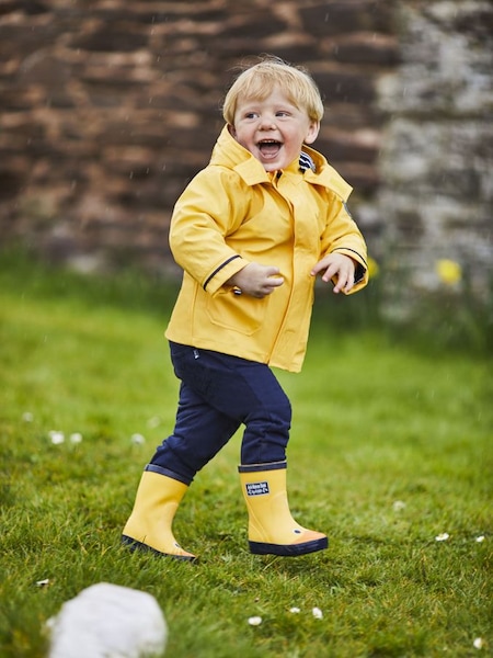 3-in-1 Waterproof Jacket in Yellow (C09426) | £55.50