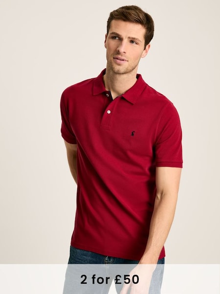 Red Classic Fit Polo Shirt (C18198) | £29.95