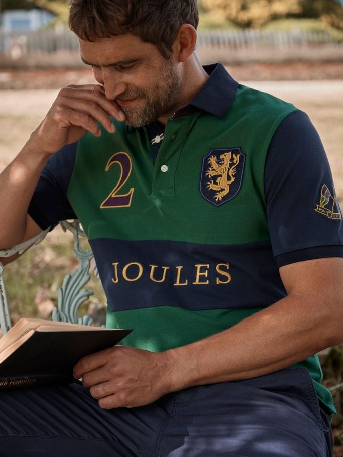 Men s Green Polo Shirts Racing Green Polo Shirts Joules