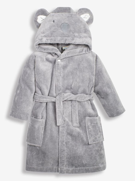 Grey Koala Cotton Dressing Gown (C43669) | £27.50