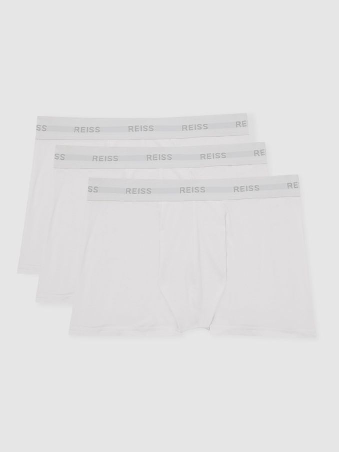 Buy Men s WHITE TRUNKS Underwear Online Reiss UK