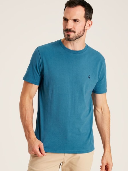 Denton Blue Plain Jersey T-Shirt (C47380) | £24.95