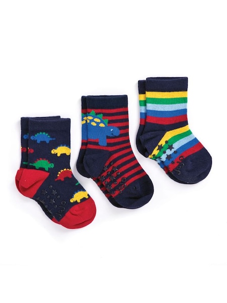 Navy 3-Pack Dino Socks (C47998) | £9.50