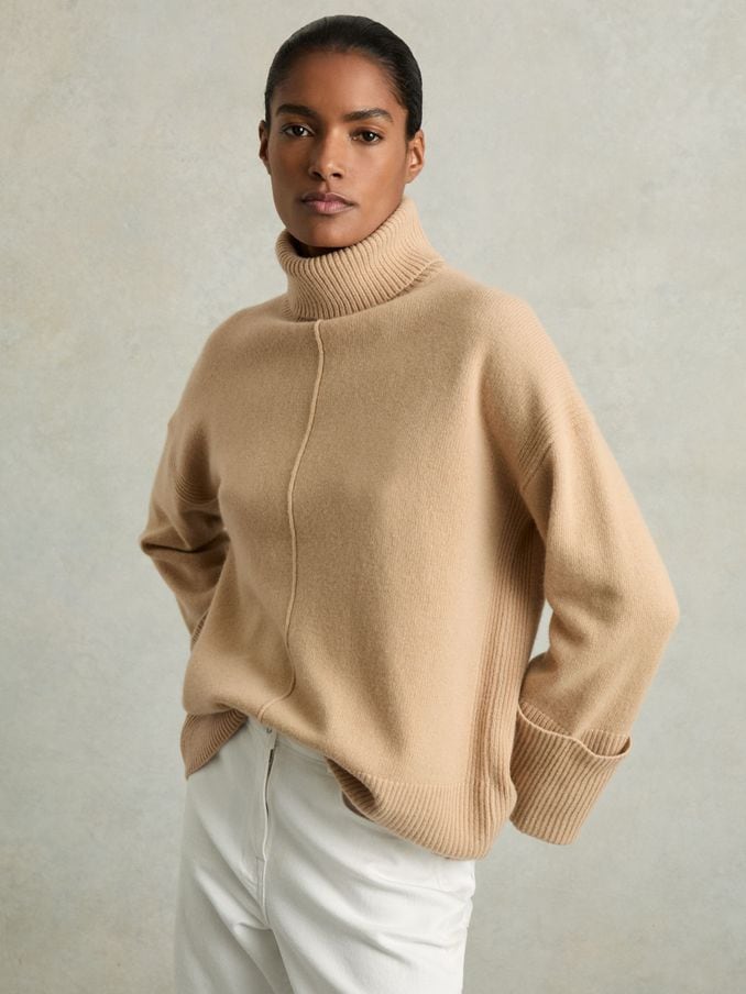 Roll Neck Jumpers The Best Thin Ribbed Knitwear For Ladies Reiss