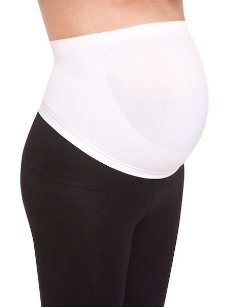 White Seamless Bump Support Band (C56026) | £14
