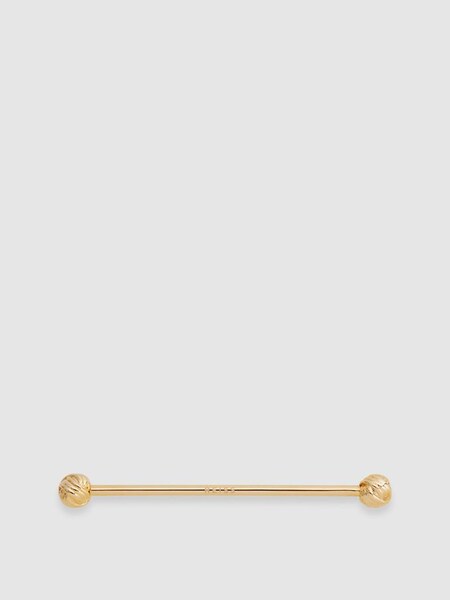 Knot Tie Bar in Gold (C60269) | £48