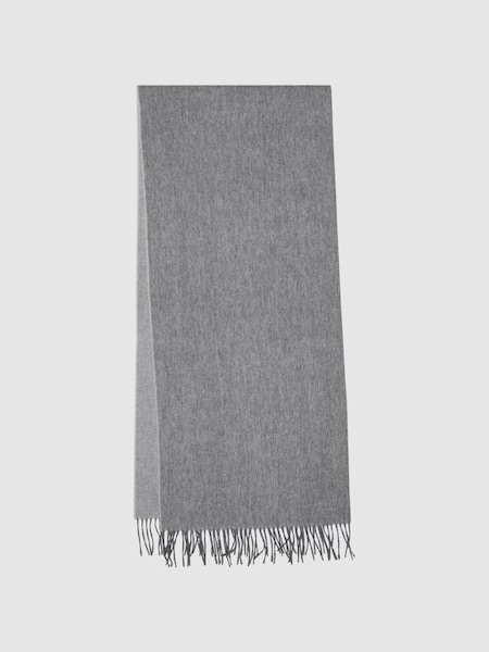 Wool-Cashmere Scarf in Soft Grey (C67434) | £88
