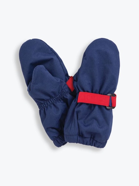 Waterproof Fleece Lined Mittens Gloves in Navy (C69801) | £18