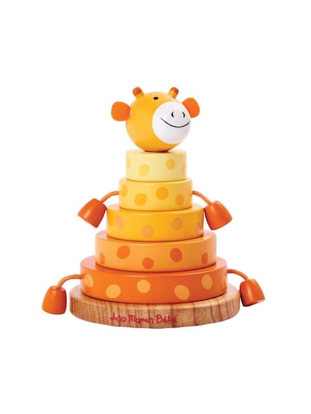 Orange Giraffe Wooden Stacking Toy (C75644) | £18