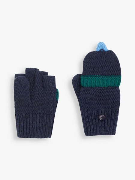 Navy Boys' Dino Gloves (C81256) | £15.50