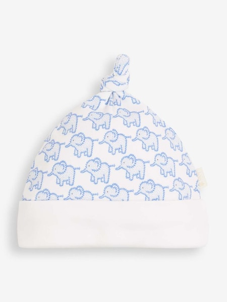 Blue Little Elephant Cotton Baby Hat (C86578) | £5