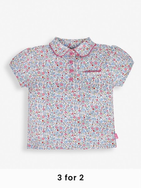 Pretty Polo Shirt in Summer Ditsy (D18271) | £14