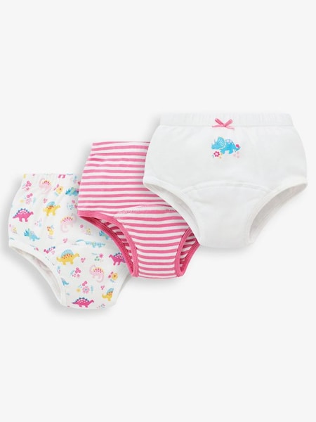 Dinosaurs 3-Pack Girls' Training Knickers (D18281) | £16