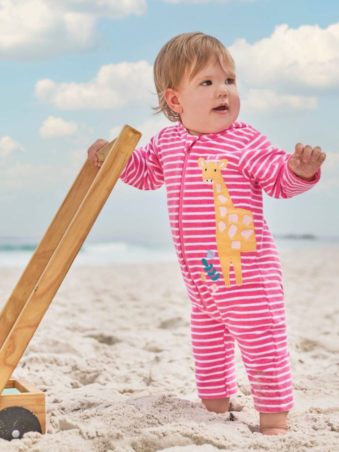 Pink giraffe jumpsuit sales
