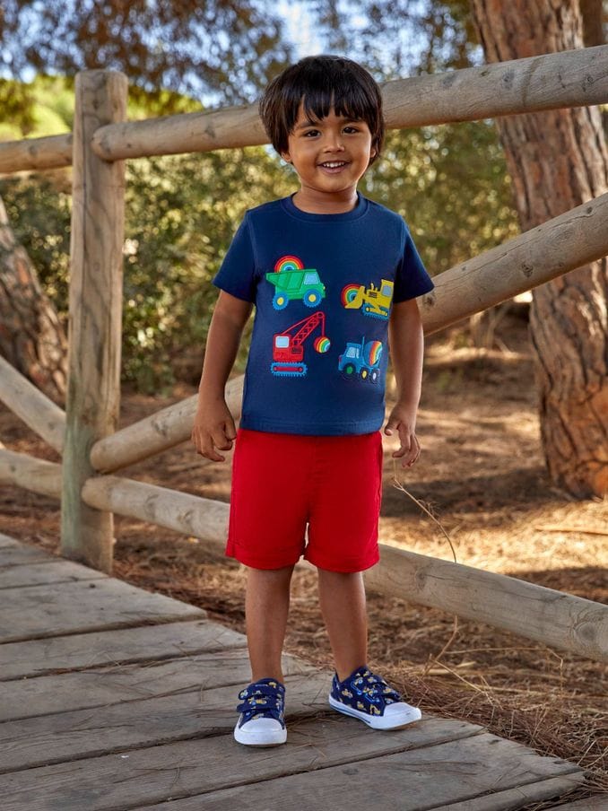 Boys red chino on sale